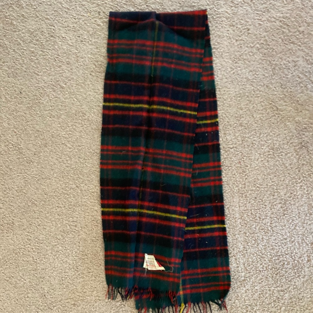 Johnstons of Elgin Tartan Wool Scarf